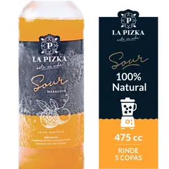 LA PIZKA - Cóctel Sour Maracuya La Pizka 24° 475 cc