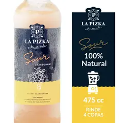 LA PIZKA - Cóctel Sour Chardonnay 14° 475 cc