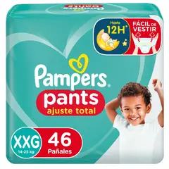 PAMPERS - Pañales Pants Pampers XXG 46 Un
