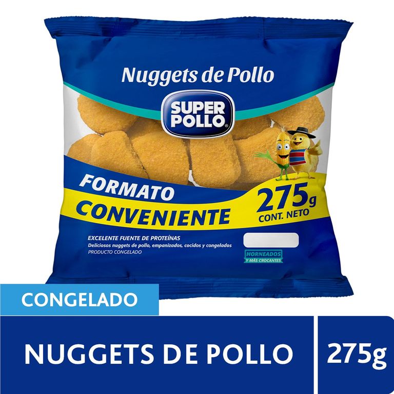 Nugget de Pollo Bolsa Super Pollo 275 g - Tottus - $1.020