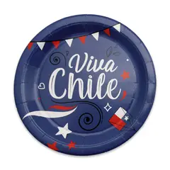 BIG PARTY - Set 6 Platos 18Cm Fiestas Patrias