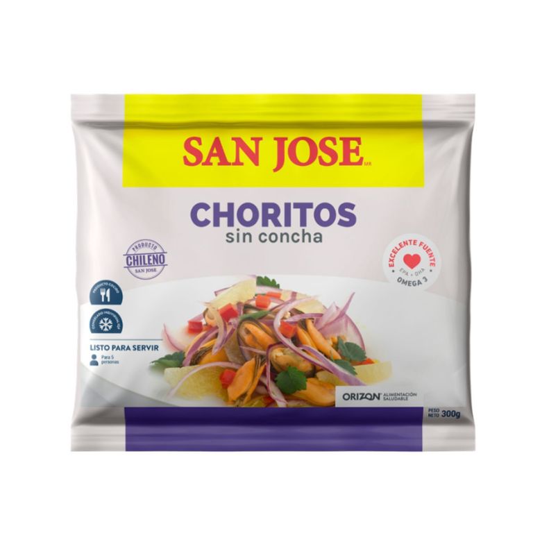 Choritos sin Concha Congelados San Jose 300 g - Tottus - $3.250