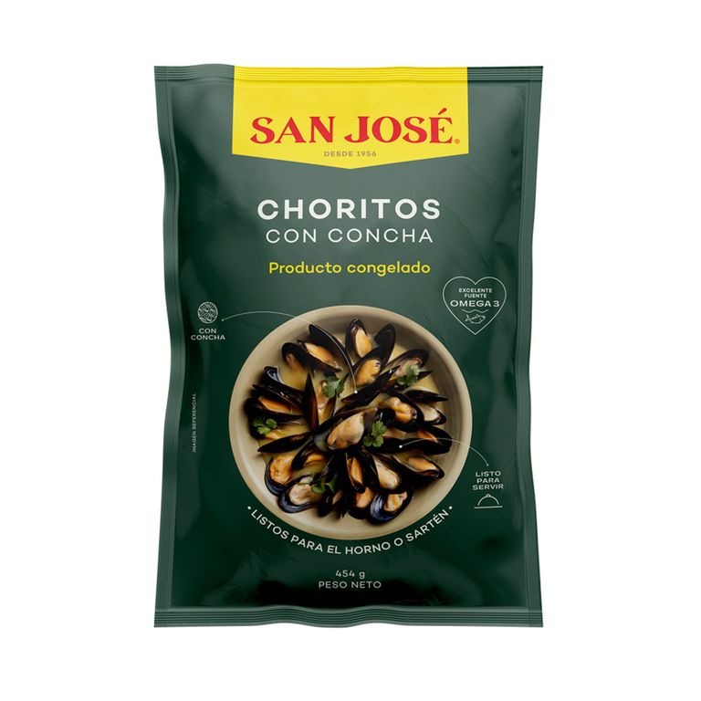 Choritos con Concha San Jose 454 g - Tottus - $3.250