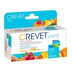 CREVET - Vitamina C 100 mg Stevia Light Crevet 100 UN