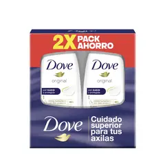 DOVE - Pack Desodorante Original Roll On Mujer 2 x 50 ml