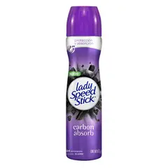 LADY SPEED STICK - Desodorante en Spray Carbon Absorb 91 g