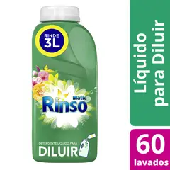 RINSO - Detergente Líquido para Diluir Rinso Botella 500 ml