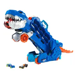 HOT WHEELS - Hot Wheels City Súper Remolque De T-Rex