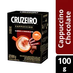 CRUZEIRO - Café Instantáneo Cappuccino Chocolate 100 g