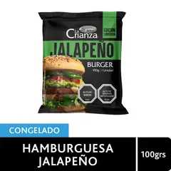 LA CRIANZA - Hamburguesa de Vacuno Sabor Jalapeño 100 g