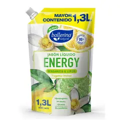 BALLERINA - Jabón Líquido Energy Ballerina 1.3 L