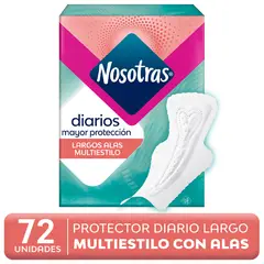NOSOTRAS - Protectores Diarios Femeninos Multiestilo Nosotras 72 UN