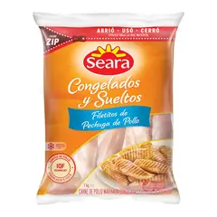 SEARA - Filetitos de Pechuga de Pollo Congelados Seara 1 Kg