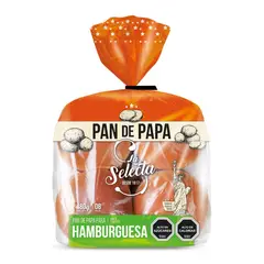 LA SELECTA - Pan Hamburguesa de Papa La Selecta 480 g
