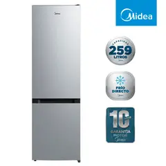 MIDEA - REFRIGERADOR BTM 259 LTS FRIO DIRECTO MDRB369FGE50