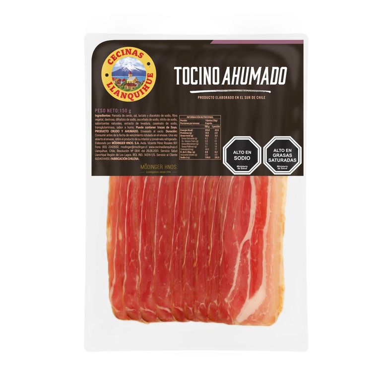 Tocino Ahumado Llanquihue 150 g - Tottus - $3.590