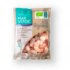 MAR VERDE - Camarón Ecuatoriano Mediano Orgánico Pelado y Precocido Mar Verde 400 g