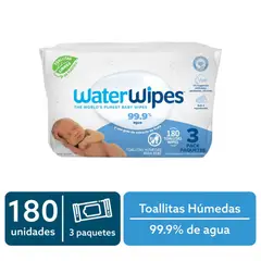 WATERWIPES - Toallitas Húmedas 180 Un