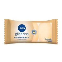 NIVEA - Jabón en Barra Glicerina Nivea 3 x 90 g