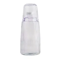 CASA JOVEN - Set Botella 1.1 L y Vaso 250 ml Lila