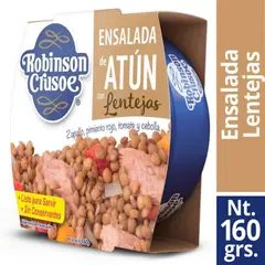ROBINSON CRUSOE - Ensalada Atún con Lentejas Robinson Crusoe 160 g