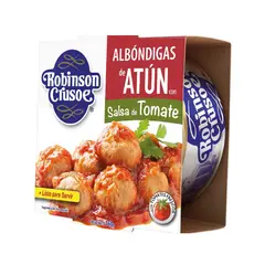 ROBINSON CRUSOE - Albóndigas de Atún en Salsa de Tomate Robinson Crusoe 160 g
