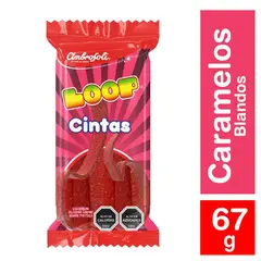 AMBROSOLI - Gomitas Loop Frutilla 67 g