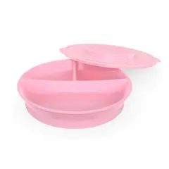 TWISTSHAKE - Plato Dividido Rosado Twistshake Un