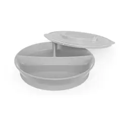 TWISTSHAKE - Plato Dividido Gris Twistshake Un