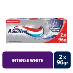 AQUAFRESH - Pack Cremas Dentales Intense White 2 x 96 g