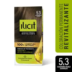 ILICIT - Coloración Permanente Ilicit Castaño Nuez Dorado 5.3 47 g