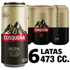 CUSQUEÑA - CERVEZA NEGRA LT CUSQUENA 5G 6X 473 CC