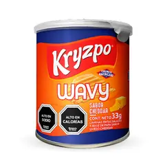 KRYZPO - PAPAS FRITAS CHEDDAR WAVY 33G