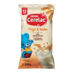 NESTLE - Cereal Infantil Cerelac Trigo y Leche 200 g