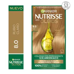 NUTRISSE - Tintura Nutrisse Oleos 8.0 Rubio Claro 225g