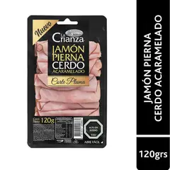 LA CRIANZA - Jamón de Pierna Cerdo Acaramelado Corte Pluma 120 g