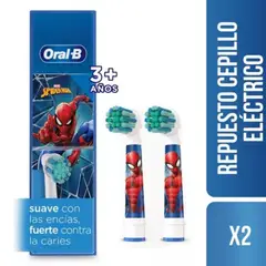ORAL B - Repuesto Cepillo Eléctrico Spiderman Oral B 2 Un