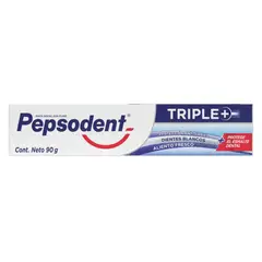 PEPSODENT - Pasta de Dientes Triple Menta 90 g