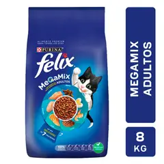 FELIX - Alimento para Gato Megamix Adultos 8 Kg