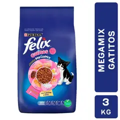 FELIX - Alimento para Gato Megamix Gatitos 3 Kg