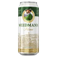 WEIDMANN - CERV PILSER ALEMANA WEIDMANN 4.8G 500 CC