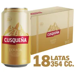 CUSQUEÑA - CERVEZA PACK CUSQUENA 4.8G 18X354 CC