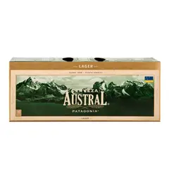 AUSTRAL - CERVEZA LAGER AUSTRAL 4.6G 10X350 CC