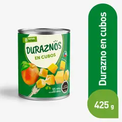TOTTUS - Durazno en Conserva Cubitos Tottus 415 g