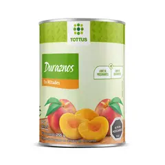 TOTTUS - Durazno en Conserva Mitades Tottus 415 g