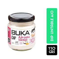 BUKA - Aderezo Dip Untable Sabor Ajo Tostado Buka 110 g