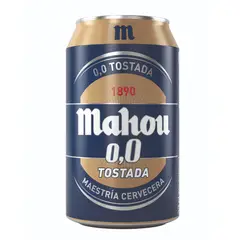 MAHOU - CERVEZA LT TOSTADA O.O 0G 330 CC