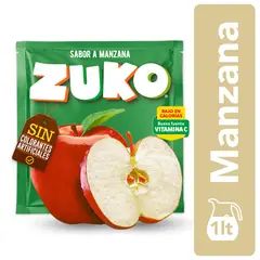 ZUKO - Jugo en Polvo Zuko Manzana 15 g