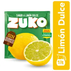 ZUKO - Jugo en Polvo Limón Dulce 15 g