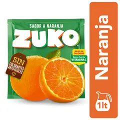ZUKO - Jugo en Polvo Zuko Naranja 15 g